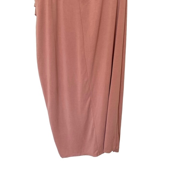 Lulu's Raise A Glass One-Shoulder Midi Dress in Blush Pink, NWOT, Size X-Large - Picture 9 of 13